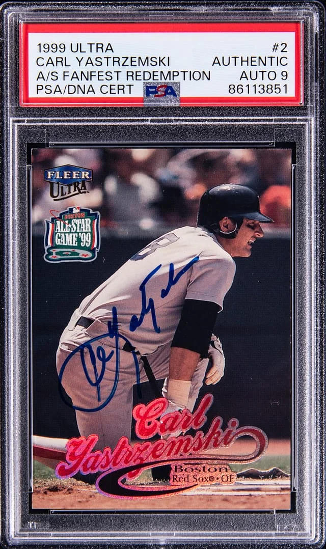 1999 Fleer Ultra Carl Yastrzemski All-Star Fanfest Redemption #2 card image