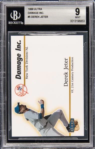 1999 Fleer Ultra Derek Jeter Damage Inc. #5 card image
