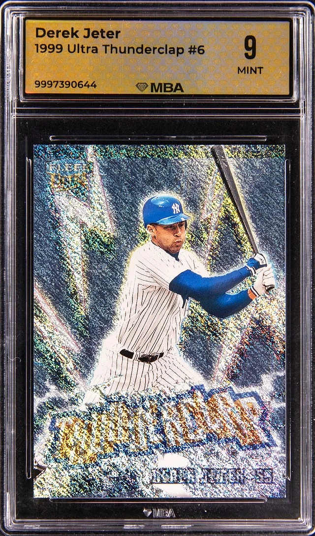 1999 Fleer Ultra Derek Jeter Thunderclap #6 card image