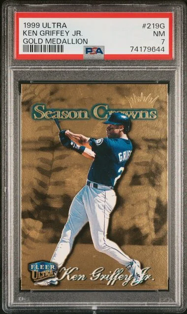 1999 Fleer Ultra Ken Griffey Jr. Gold Medallion #219G card image