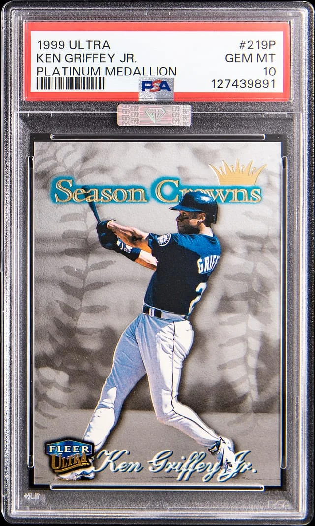 1999 Fleer Ultra Ken Griffey Jr. Platinum Medallion #219P card image