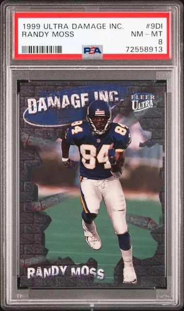 1999 Fleer Ultra Randy Moss Damage Inc #9DI card image