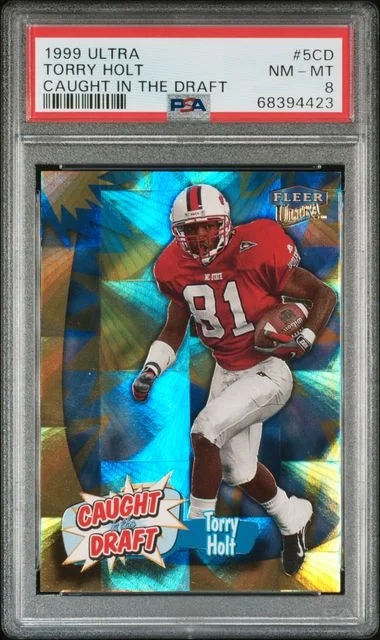 1999 Fleer Ultra Torry Holt Caught In The Draft Caught In The Draft #5CD card image