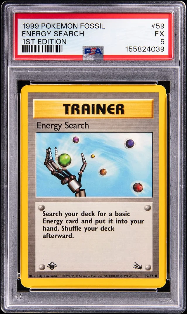 1999 Fossil Edition Energy Search #1st card image