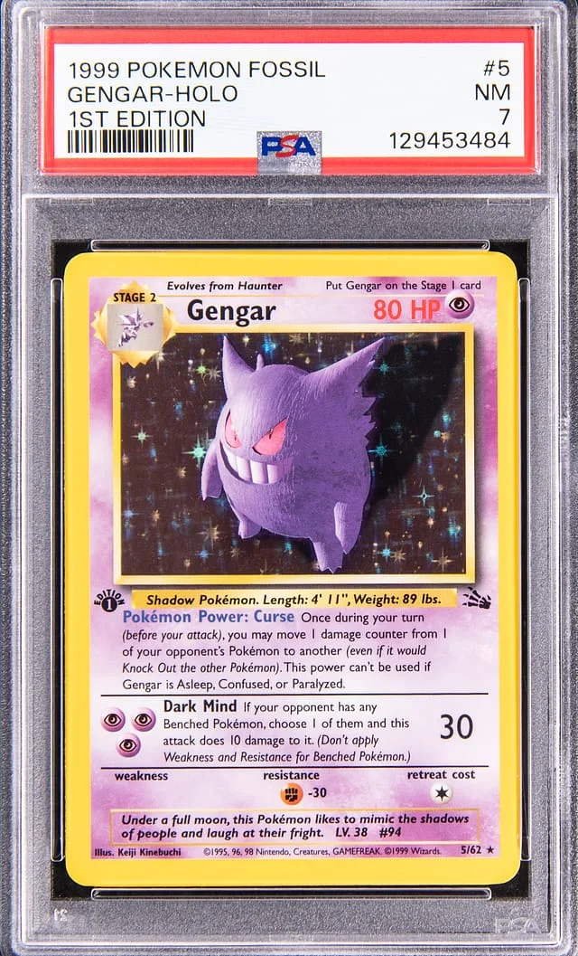 1999 Fossil Edition Holo #5 #1st card image