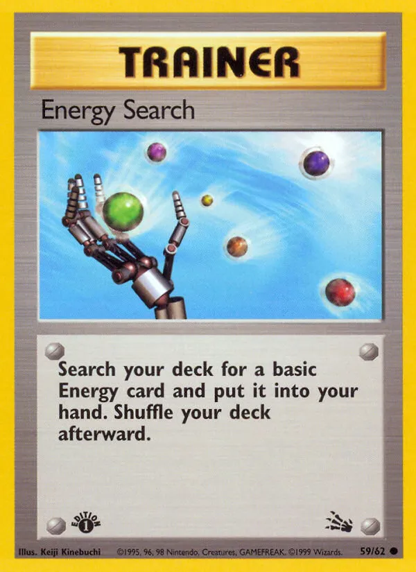 1999 Fossil Energy Search #59/62 Common card image