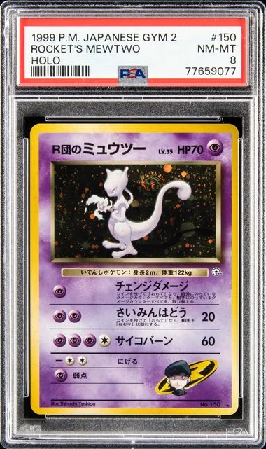 1999 Gym Challenge Rocket's Mewtwo-Holo #150 card image