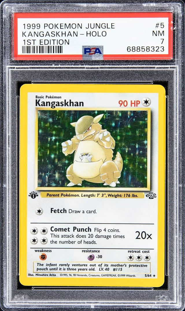 1999 Jungle Edition Holo Kangaskhan #1st card image