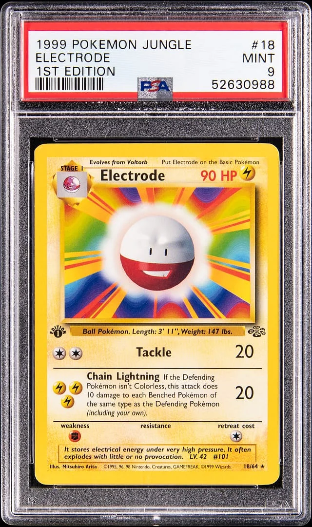 1999 Jungle Edition Non-Holo Electrode #1st card image