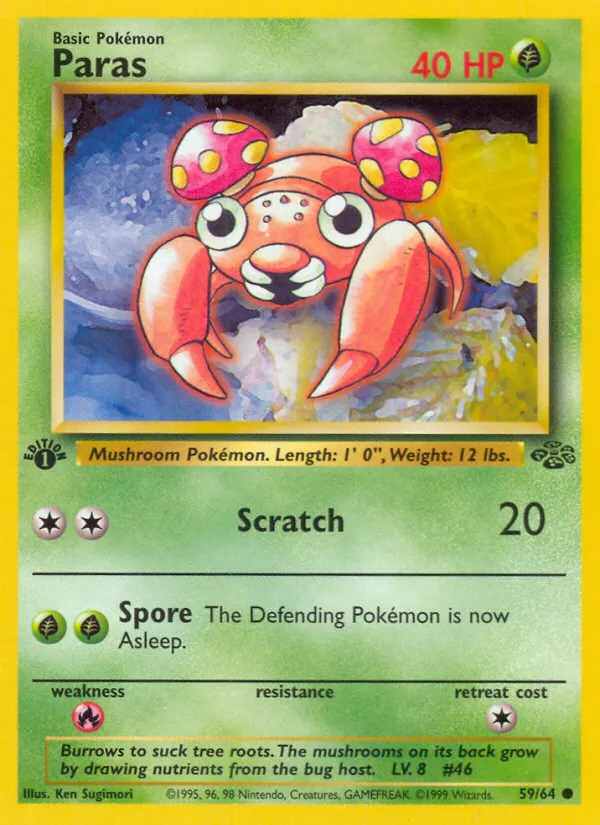 1999 Jungle Paras Common #59/64 Common card image