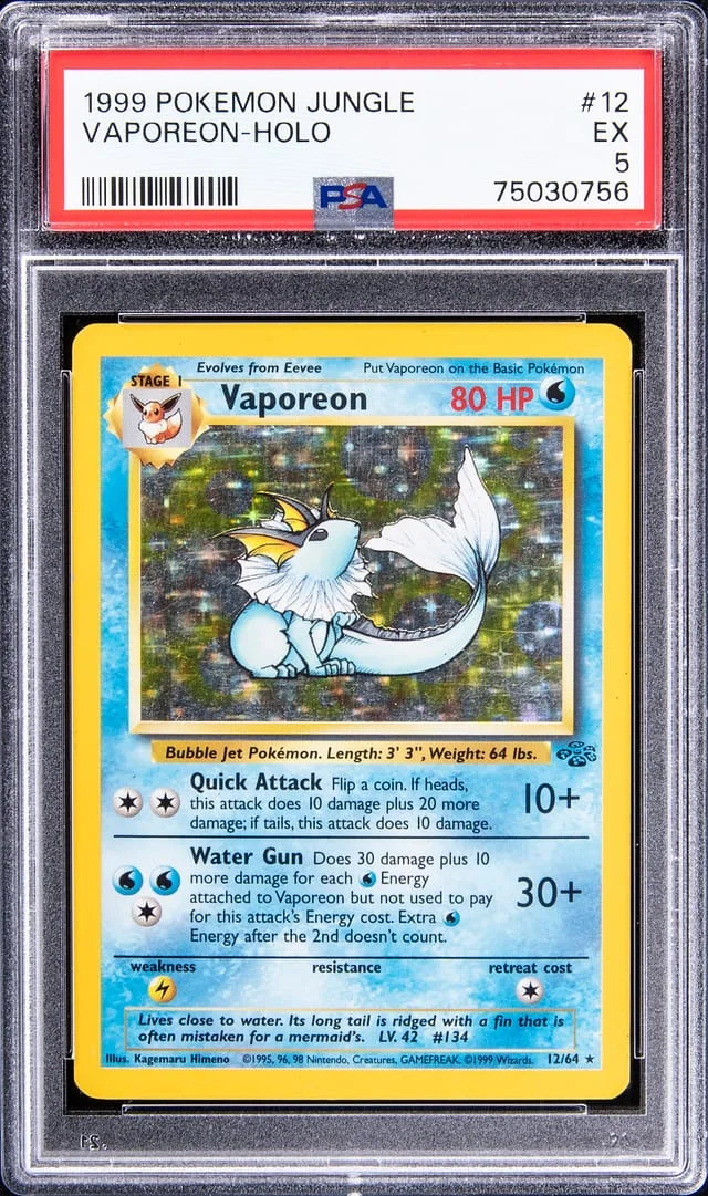 1999 Jungle Vap Holofoil #12 card image