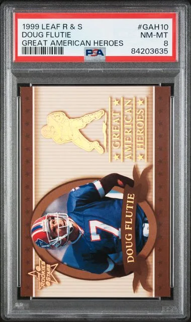 1999 Leaf Doug Flutie R & S Great American Heroes #GA-H10 card image