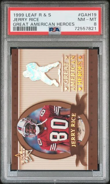 1999 Leaf Jerry Rice & Stars Great American Heroes #GAH-19 card image