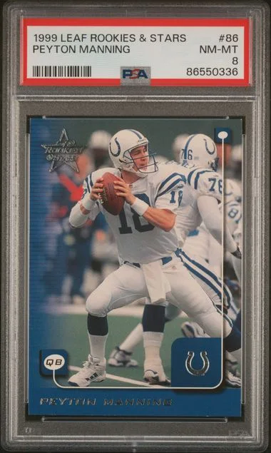 1999 Leaf Peyton Manning R & S #86 card image
