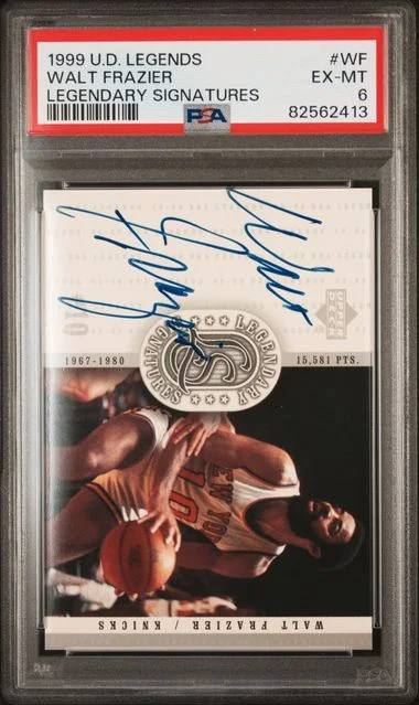 1999 Legendary Signatures Legendary Signatures Walt Frazier #WF card image