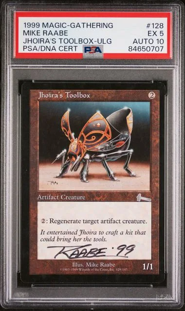 1999 Magic The Gathering Urza's Legacy Jhoira's Toolbox #128 card image