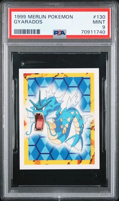 1999 Merlin Pokemon Gyarados #130 card image