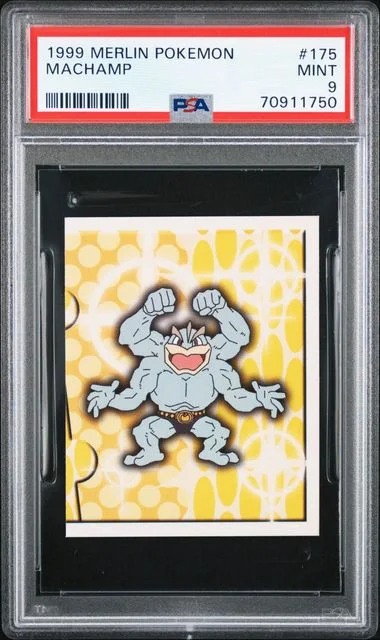 1999 Merlin Pokemon Machamp #175 card image
