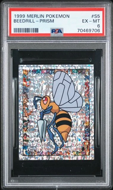 1999 Merlin Pokemon Prism Beedrill #S5 card image
