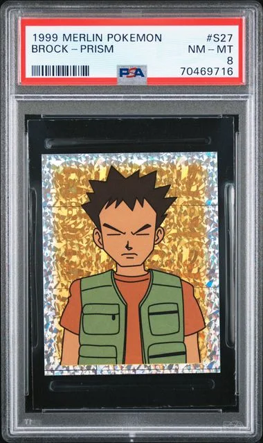 1999 Merlin Pokemon Prism Brock #S27 card image