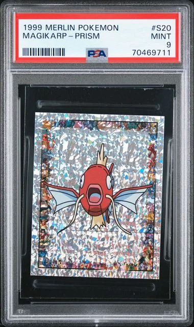 1999 Merlin Pokemon Prism Magikarp #S20 card image