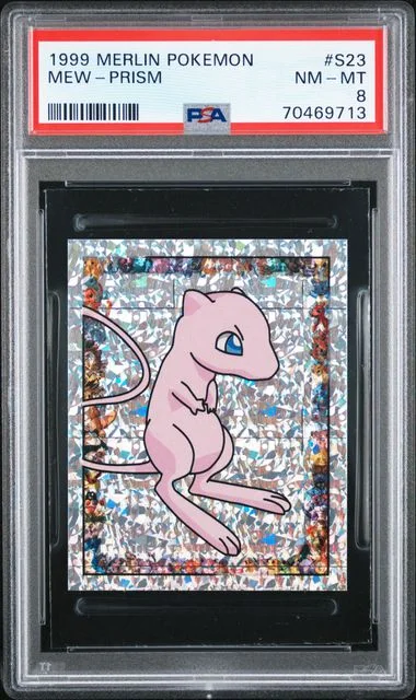 1999 Merlin Pokemon Prism Mew #S23 card image