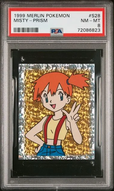 1999 Merlin Pokemon Prism Misty #S28 card image