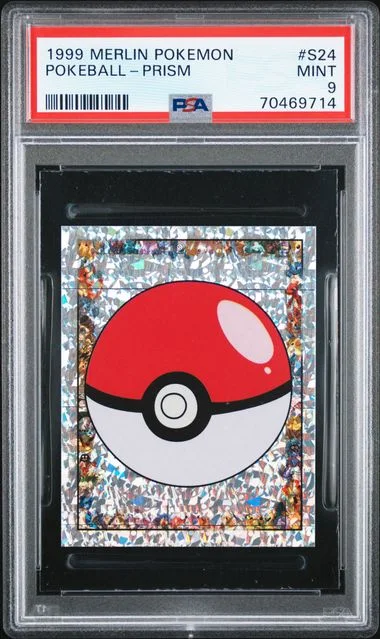 1999 Merlin Pokemon Prism Pokeball #S24 card image