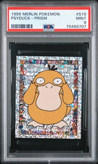 1999 Merlin Pokemon Prism Psyduck #S10 card image