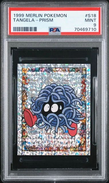1999 Merlin Pokemon Prism Tangela #S18 card image
