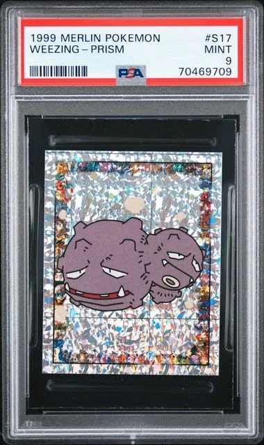 1999 Merlin Pokemon Prism Weezing #S17 card image