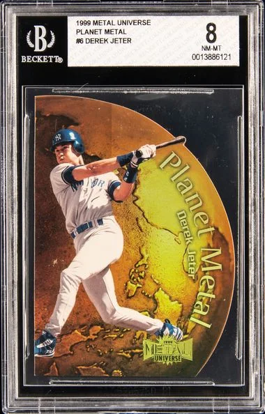 1999 Metal Universe Derek Jeter #6 card image