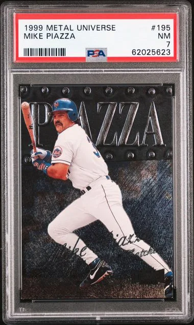 1999 Metal Universe Mike Piazza #195 card image