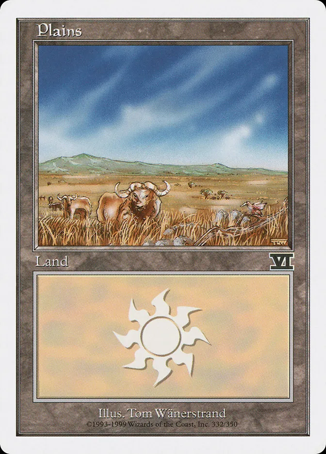 1999 Classic Sixth Edition Plains common #332 common card image