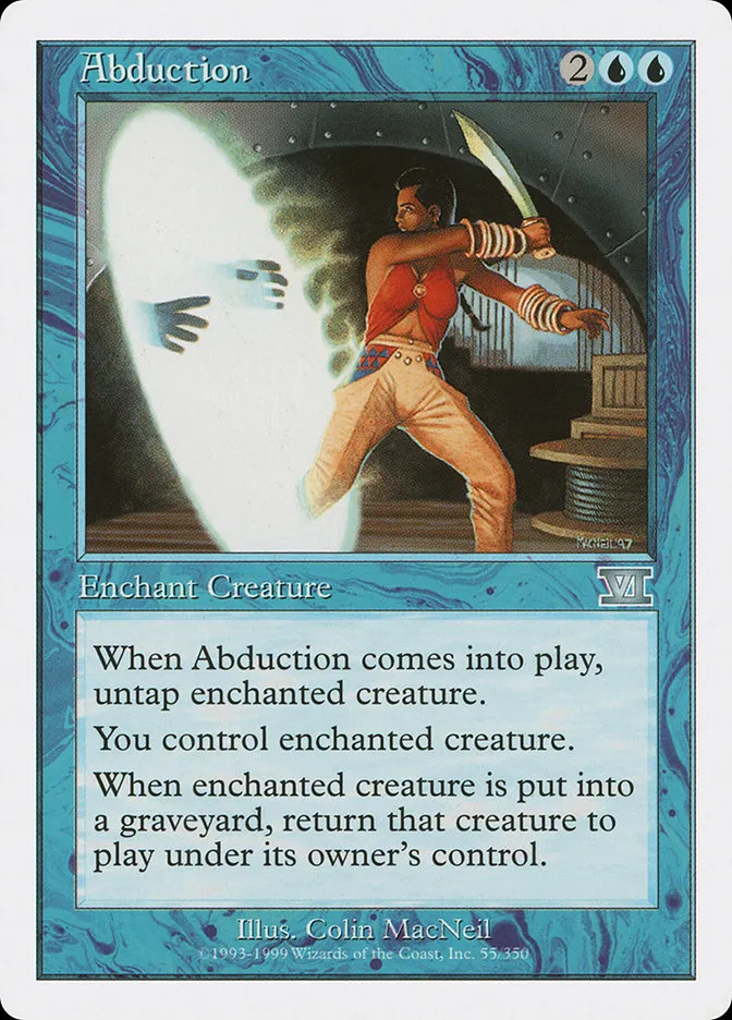 1999 Classic Sixth Edition Abduction uncommon #55 uncommon card image