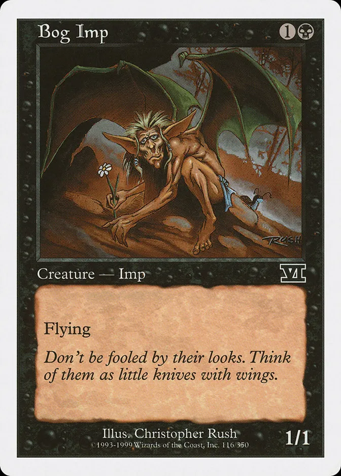 1999 Classic Sixth Edition Bog Imp common #116 common card image