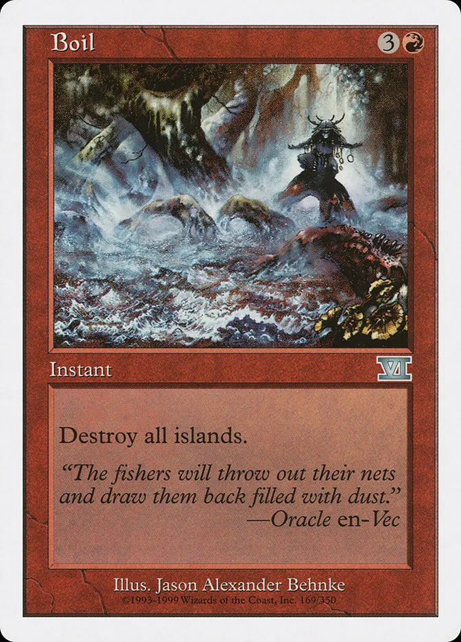 1999 Classic Sixth Edition Boil #169 uncommon card image