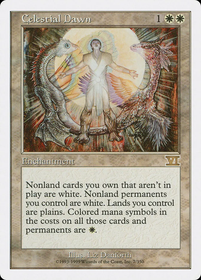 1999 Classic Sixth Edition Celestial Dawn rare #7 rare card image