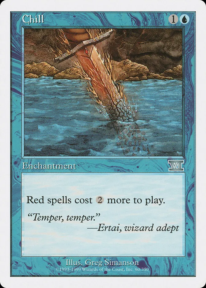 1999 Classic Sixth Edition Chill uncommon #60 uncommon card image