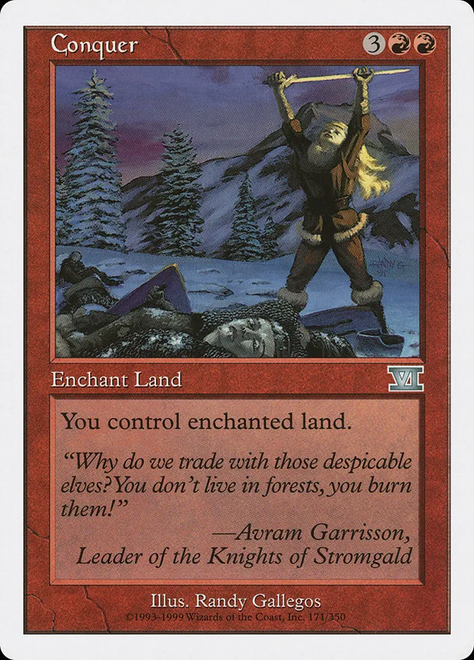 1999 Classic Sixth Edition Conquer uncommon #171 uncommon card image