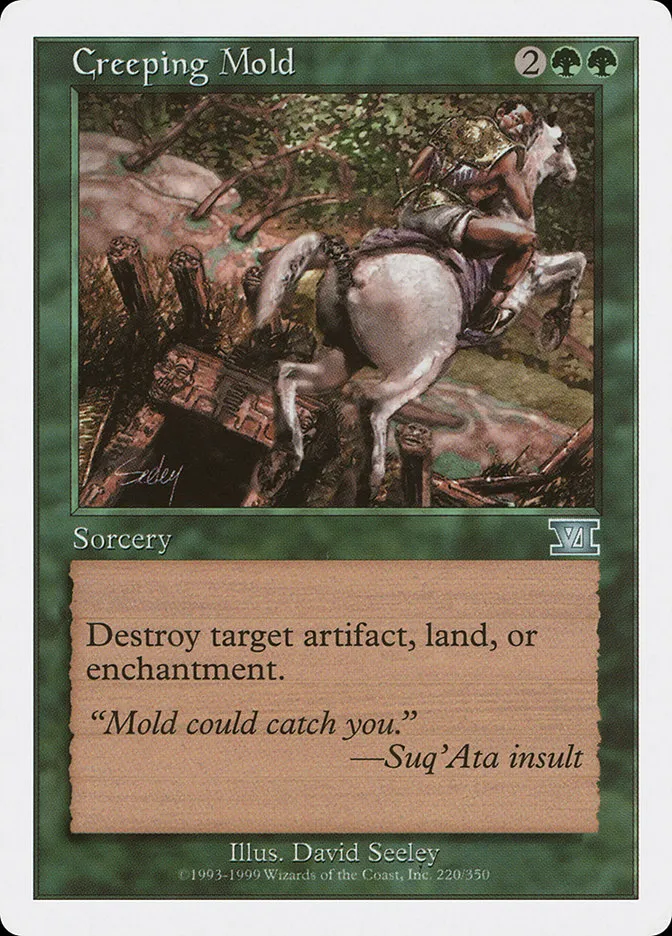 1999 Classic Sixth Edition Creeping Mold #220 uncommon card image
