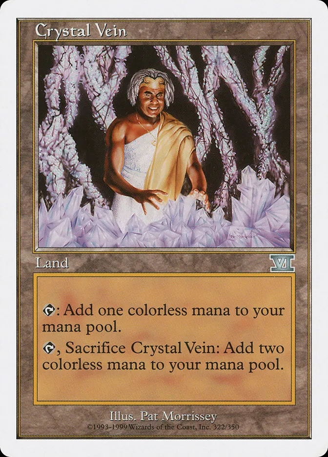 1999 Classic Sixth Edition Crystal Vein uncommon #322 uncommon card image