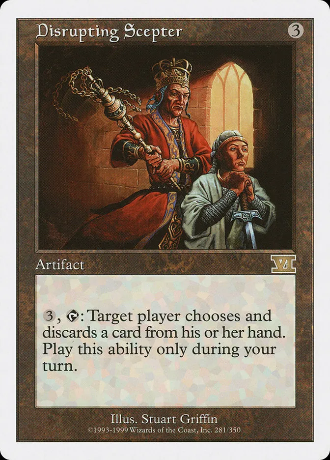 1999 Classic Sixth Edition Disrupting Scepter rare #281 rare card image