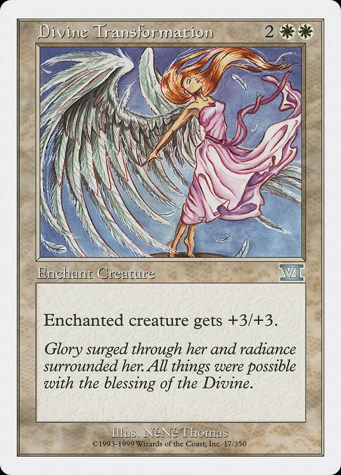 1999 Classic Sixth Edition Divine Transformation uncommon #17 uncommon card image