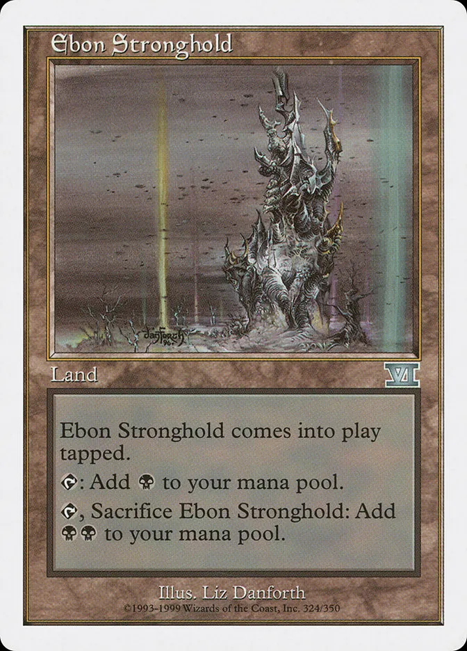 1999 Classic Sixth Edition Ebon Stronghold uncommon #324 uncommon card image