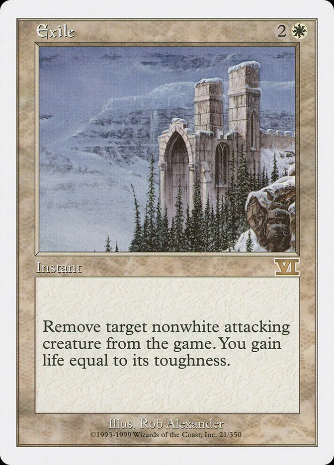 1999 Classic Sixth Edition Exile rare #21 rare card image