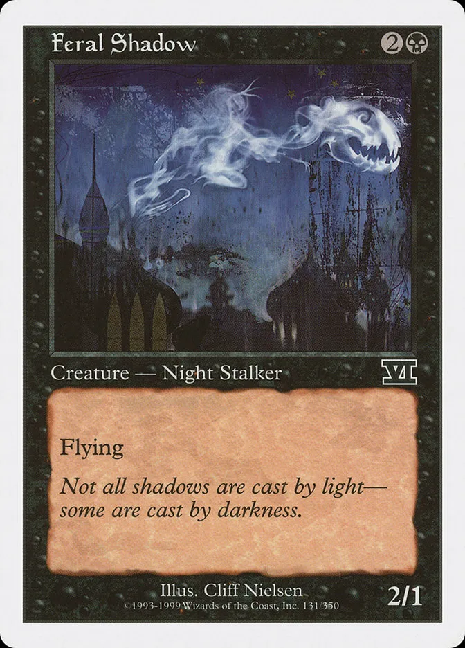 1999 Classic Sixth Edition Feral Shadow common #131 common card image