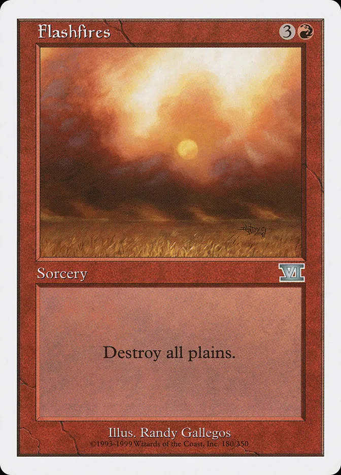 1999 Classic Sixth Edition Flashfires uncommon #180 uncommon card image