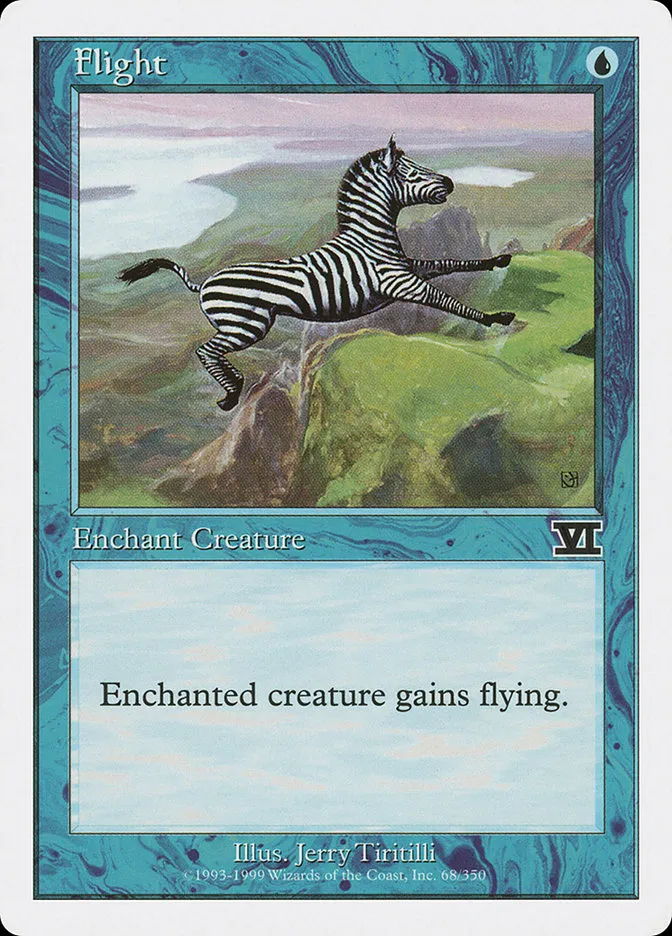 1999 Classic Sixth Edition Flight common #68 common card image