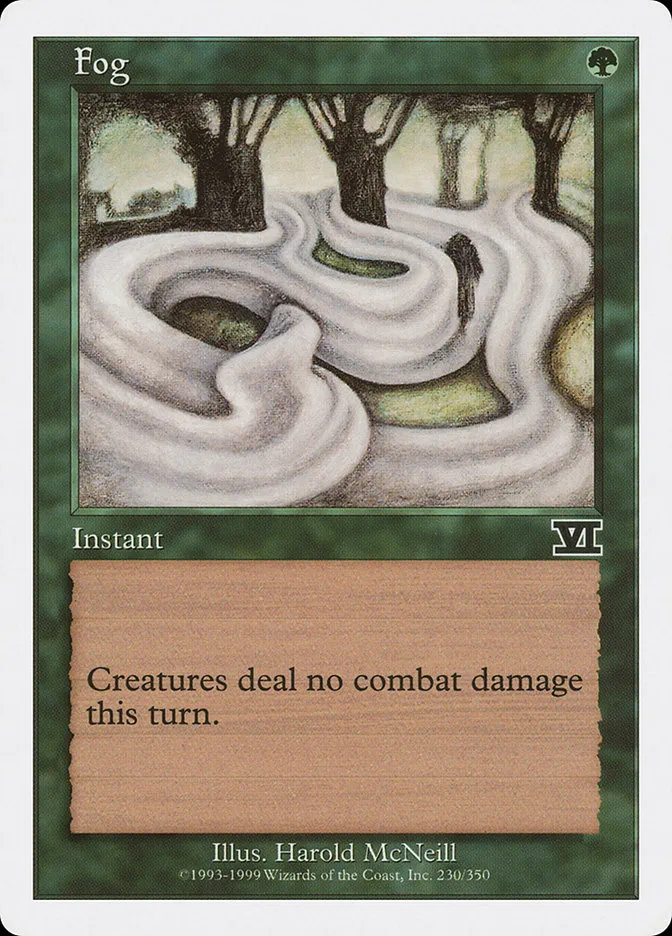 1999 Classic Sixth Edition Fog common #230 common card image